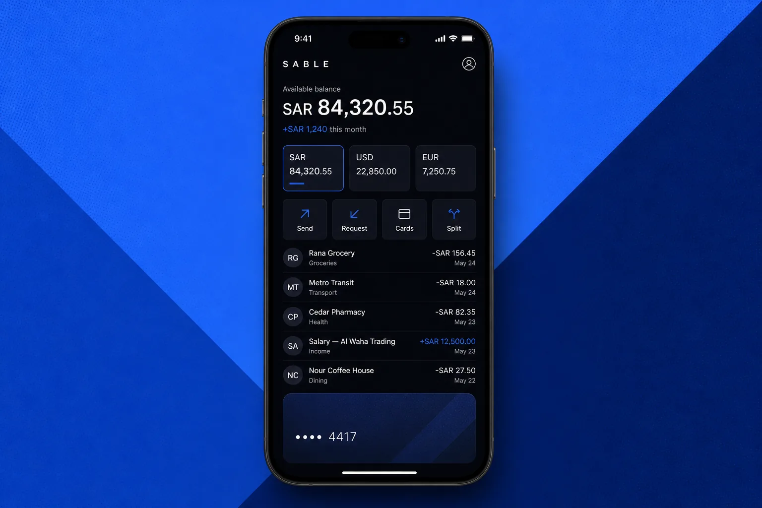 Sable: A bank account that opens in four minutes